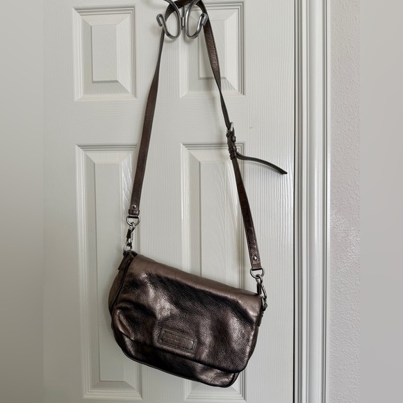 Marc Jacobs Handbags - Marc by Marc Jacobs Classic Q Leather Foldover Crossbody Hobo